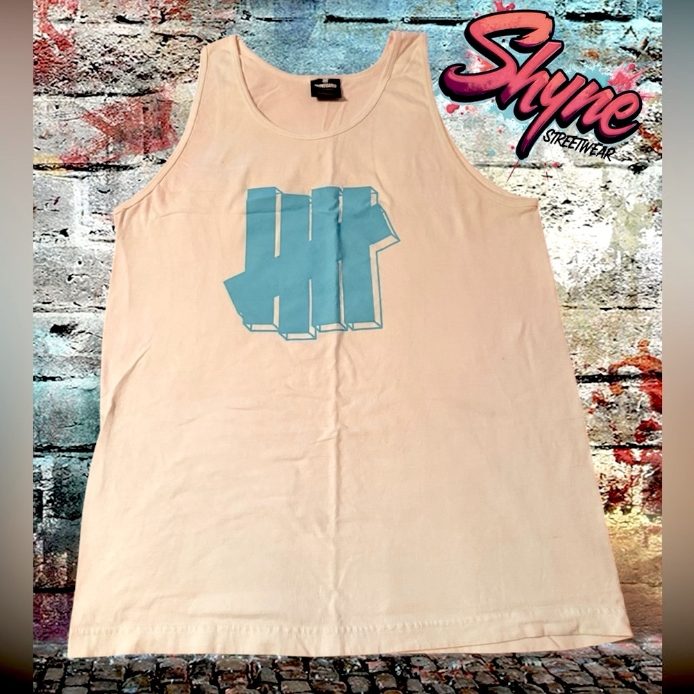 Undefeated Tank Top with Blue logo